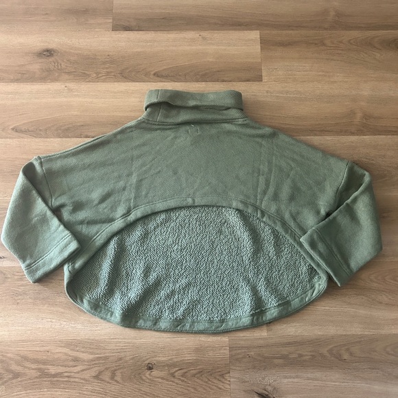 Free People Milley Reversible 2-Piece Set, Green Knit Turtleneck & Skirt- NWOT - Picture 9 of 14